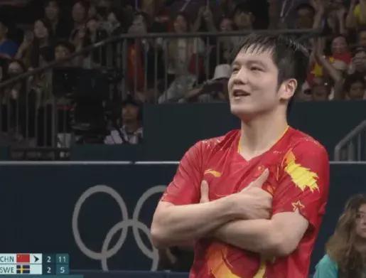 中国男团3-0瑞典男团摘得金牌！2024年巴黎奥运会乒乓冠军(图5)