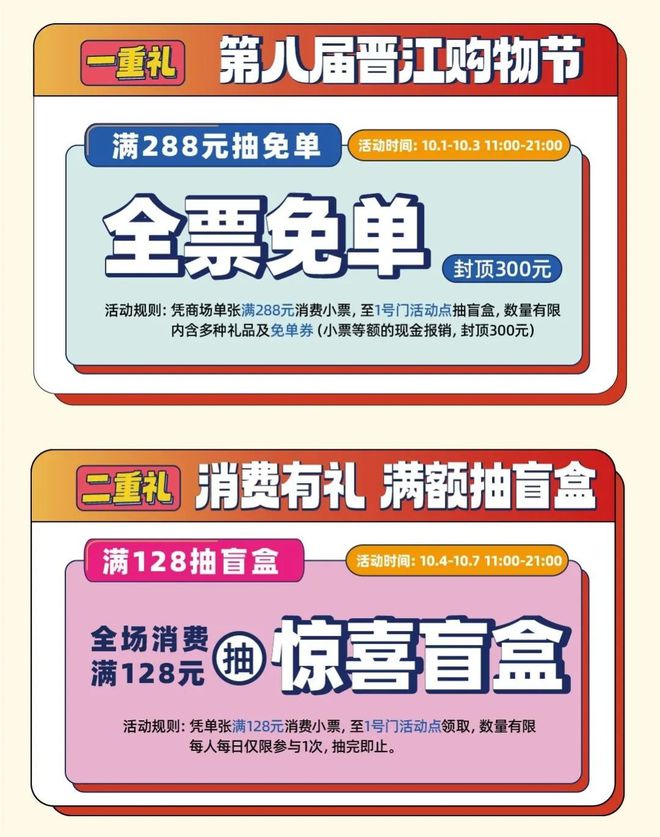 抽免单！抽万元锦鲤！国庆晋江嗨翻了……WilliamHill(图1)