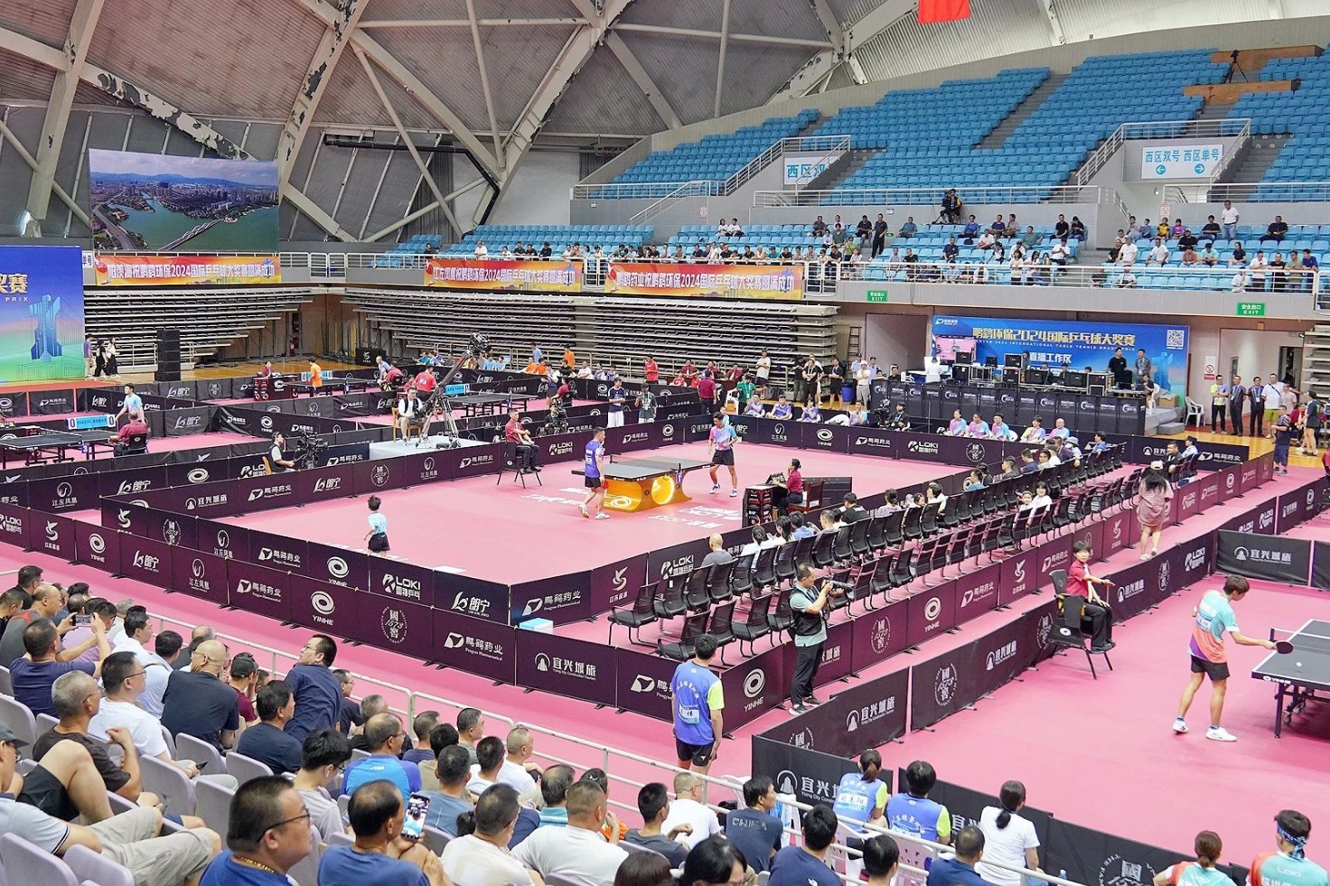 奥运会的燃“热”到了宜兴！鹏鹞环保2024国际乒乓球大奖赛火热开打！(图3)