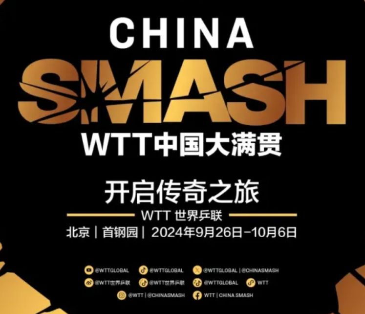 2024年世界乒乓球职业大联盟中国大满贯比赛项目(图1)
