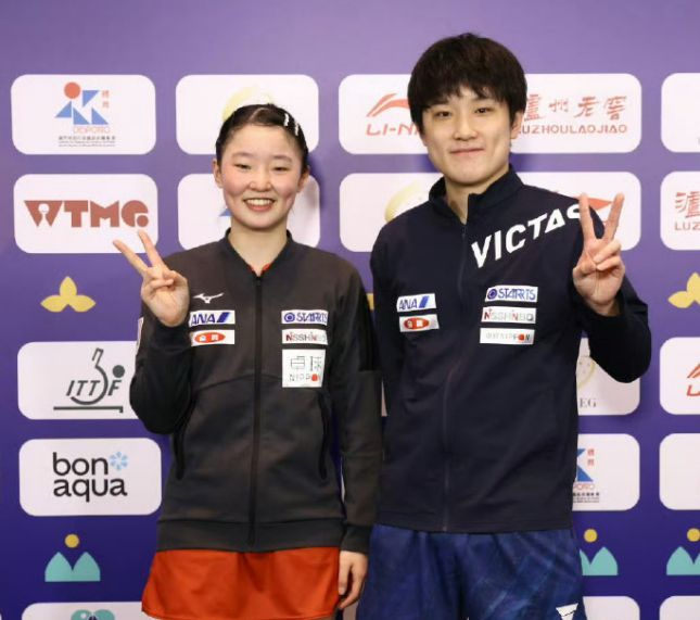 外协最强！16岁张本美和成日本女乒新一姐哥哥发文威廉希尔祝贺(图2)