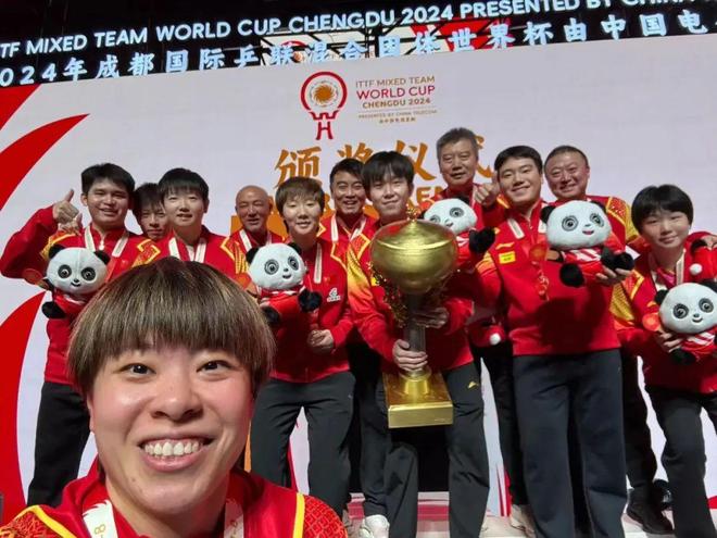 英利奥助力国乒卫冕2024年国际乒联混合团体世界杯(图2)