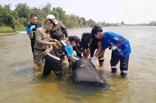 泰国再爆“华人”命案女性尸体被装箱沉湖30斤哑铃成破案关键(图2)