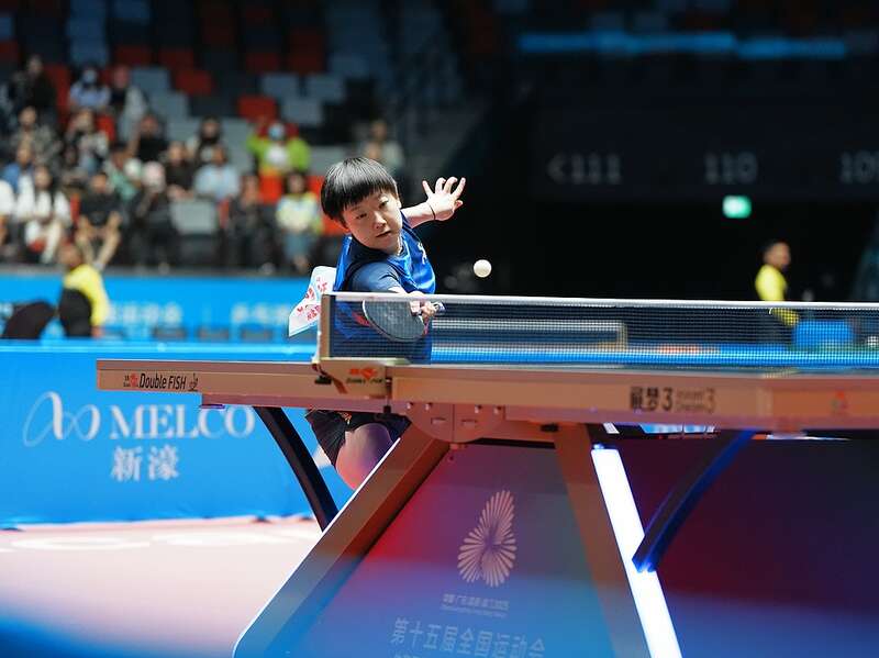 全运“国球”赛场孙颖莎首战顺利过关(图1)