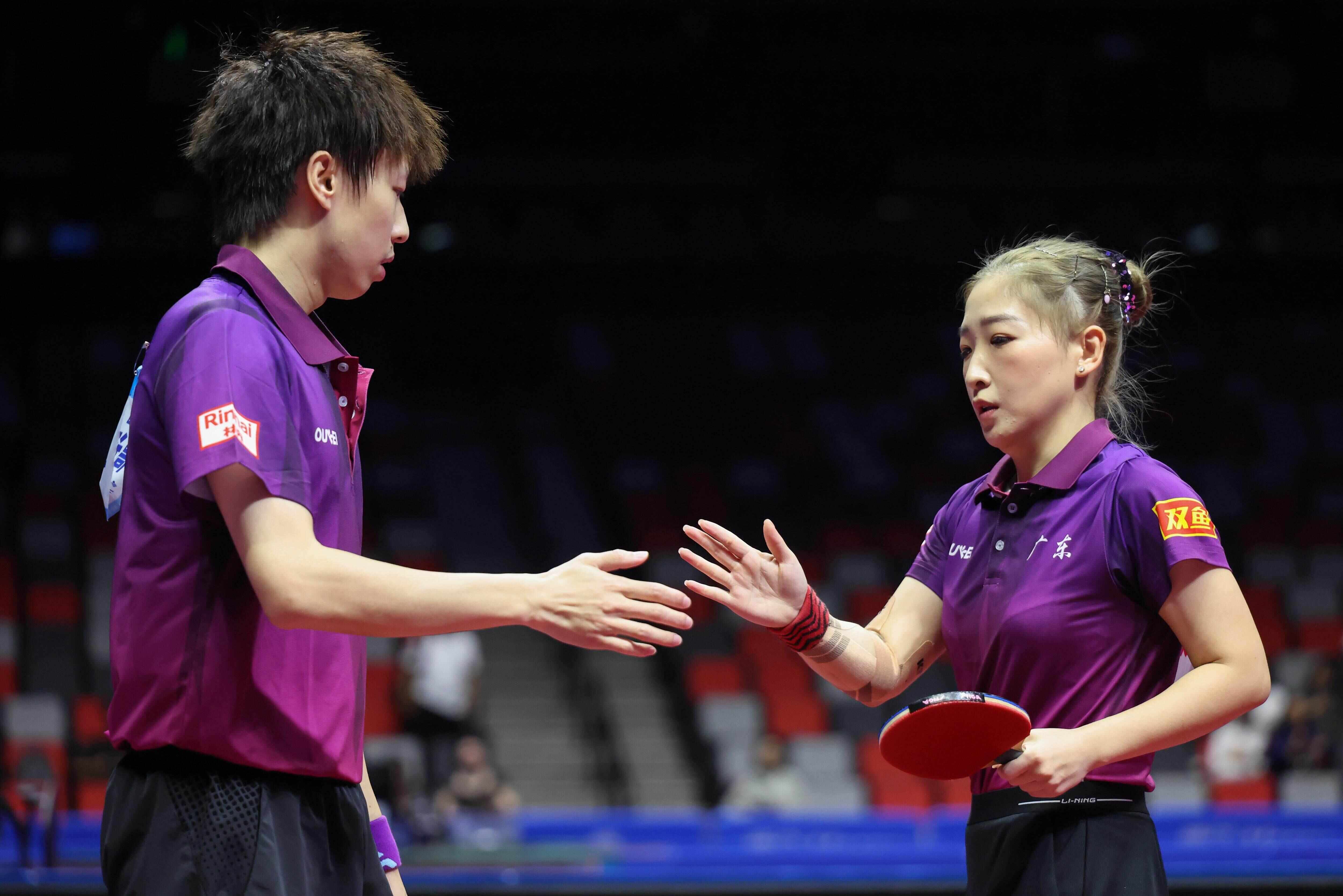 十五运会乒乓赛场星光璀璨樊振东、孙颖莎、“诗与远方”取得开门红(图2)