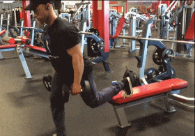 做好这四个哑铃训练动作打造强壮腿部！(图2)