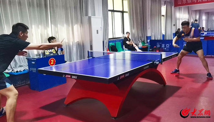 “唐龙国桂井杯”东平县2024“庆五一”职工乒乓球比赛开幕(图1)