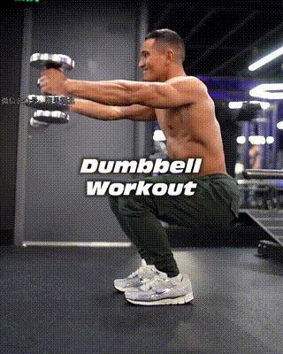 4个哑铃练全身的动作助你高效燃脂降低体脂率！(图2)