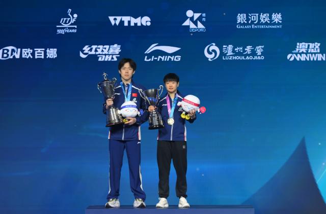 威廉希尔WilliamHill王楚钦孙颖莎分获世界杯男女单冠军警惕外协追赶